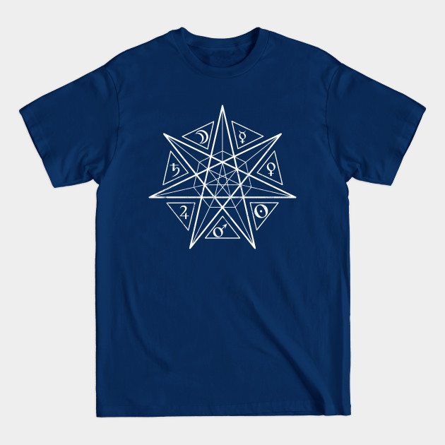 Discover Heptagram Alchemy 7 Pointed Star - Alchemy - T-Shirt