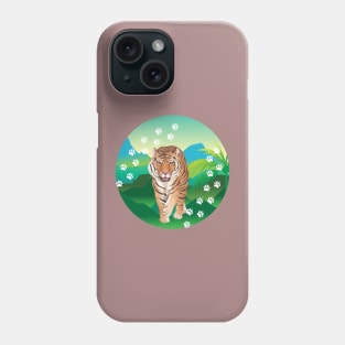 Bold Tiger Design Phone Case