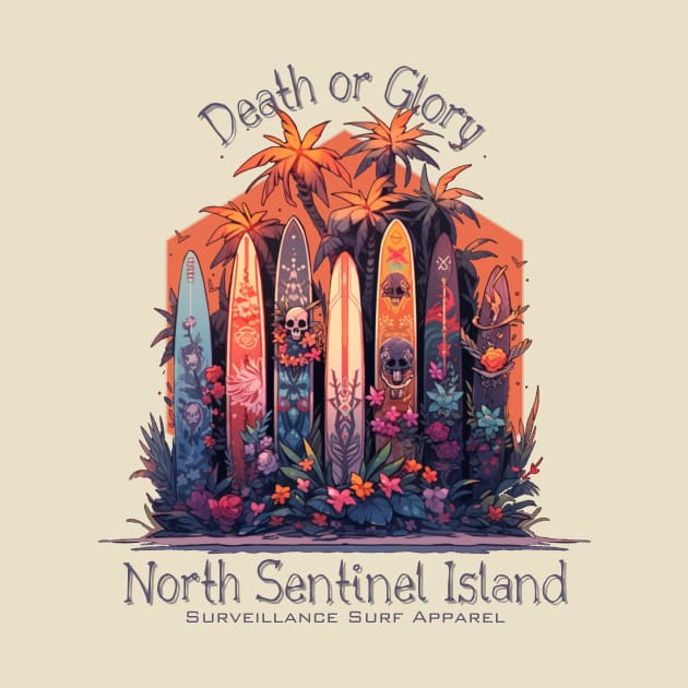 Death Or Glory North Sentinel Island by Surveillance Surf Apparel