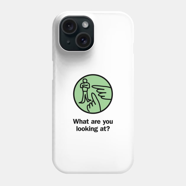 What are you looking at? Phone Case by Snarx