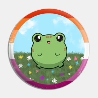 Pride Froggo (Lesbian) Pin