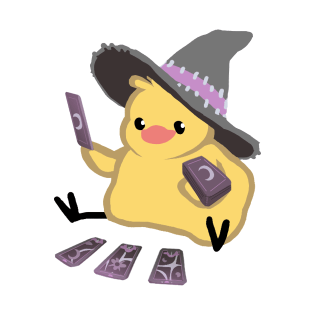 Magical Tarot Witch Birdblob by Sabtastic