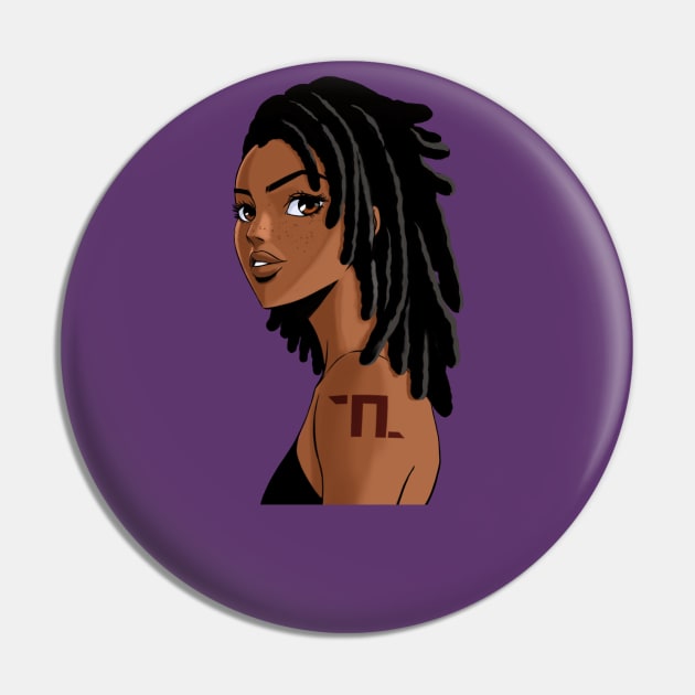 Caribean girl Pin by Kurosan