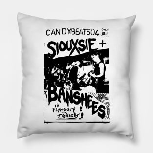 Siouxie and the Banshees New Wave Flyer Pillow