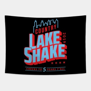 BOBIEMOH COUNTRY LAKE SHAKE LOGO BMH01 Tapestry