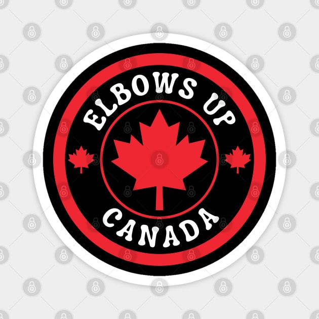 Elbows-Up Magnet by Creatifly Graphic Tees
