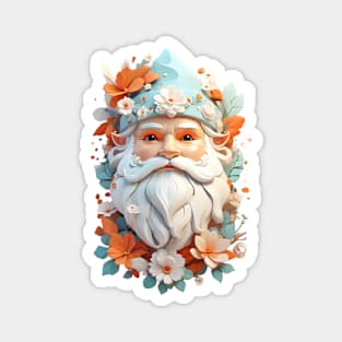 Cute Santa Face - Funny Christmas - Christmas Day - Santa Claus Magnet