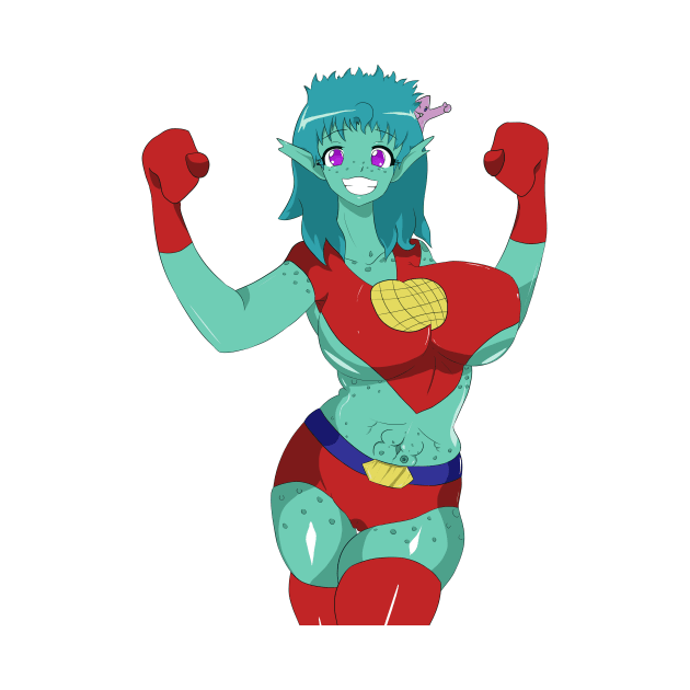 Nessi Captain Planet by SFFMuseElsa