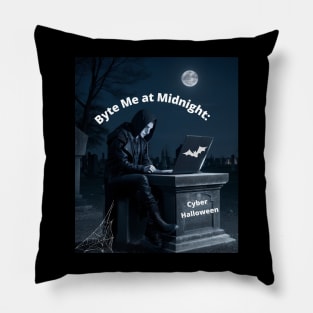 Byte Me at Midnight Pillow