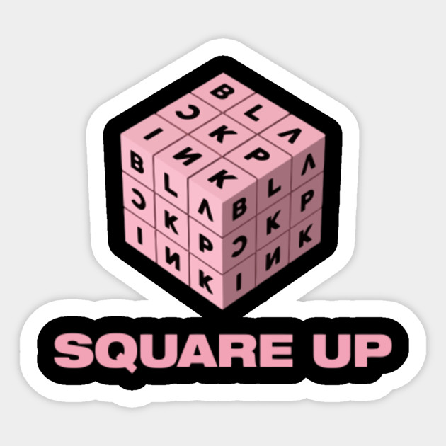 blackpink square up blackpink sticker teepublic