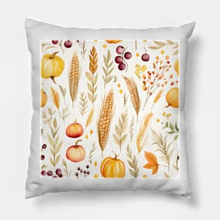 Autumn Harvest Pattern 20 Pillow