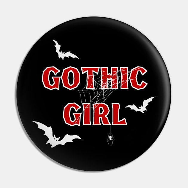 Gothic Girl Pin by Immortals In Art