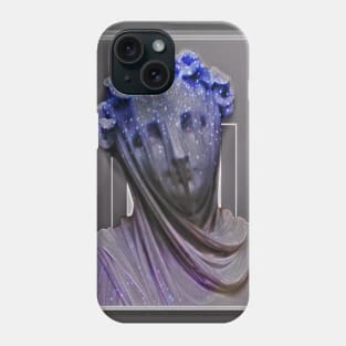 Aesthetics, darkness, gothic, romantic, moon, dark academia, love, romantic, statue, vintage, retro, artistic, artsy, classy Phone Case