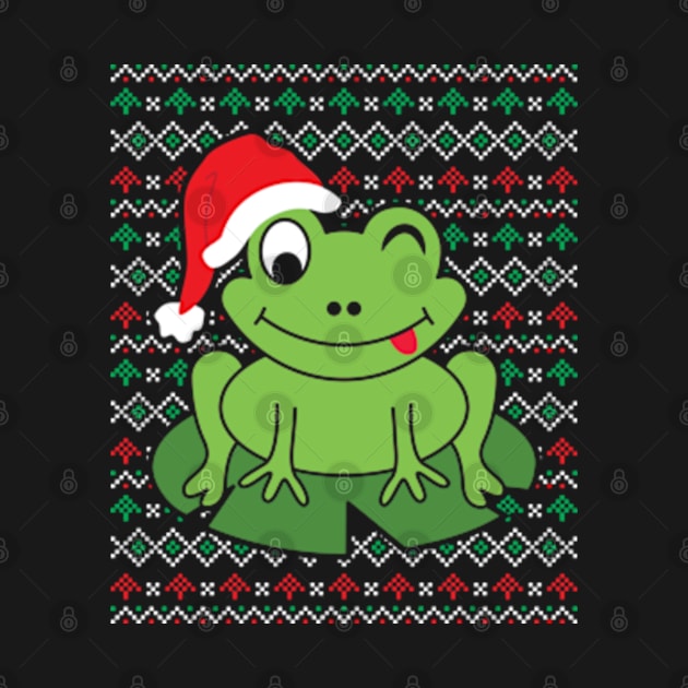 Frog Ugly Christmas Sweaters Shirt by JaiStore