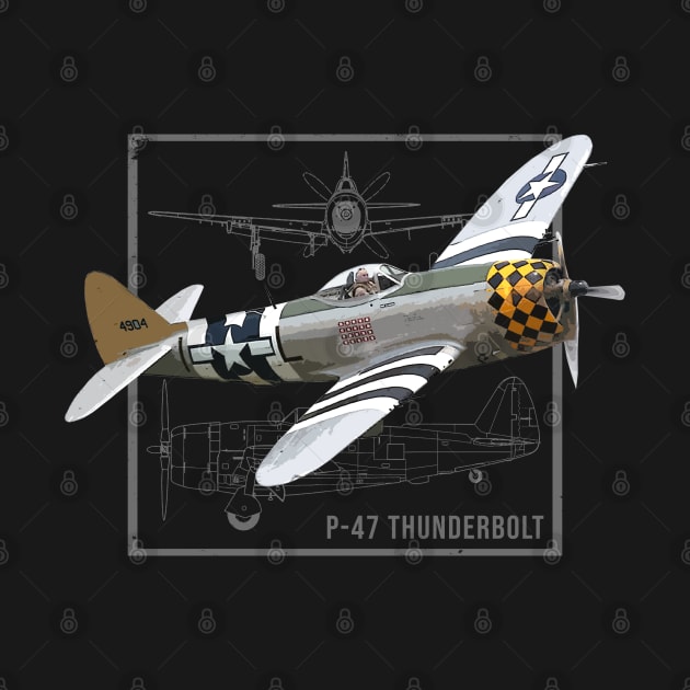 Republic P-47 Thunderbolt | WW2 Fighter Plane by Jose Luiz Filho