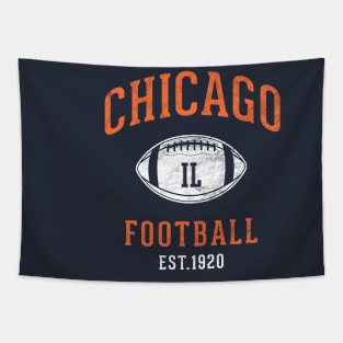 Vintage Chicago Bears Tailgate Party design, Bear Down! Tapestry