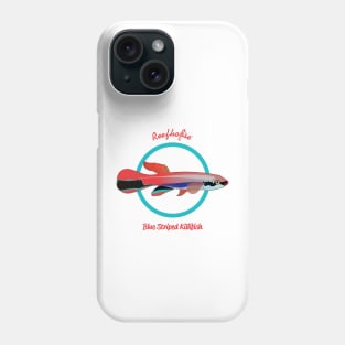 Blue Striped Killifish Phone Case