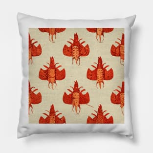 Vintage lobster Pillow