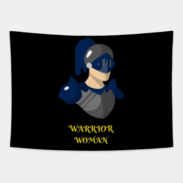 Warrior Woman Tapestry by MangoJonesLife