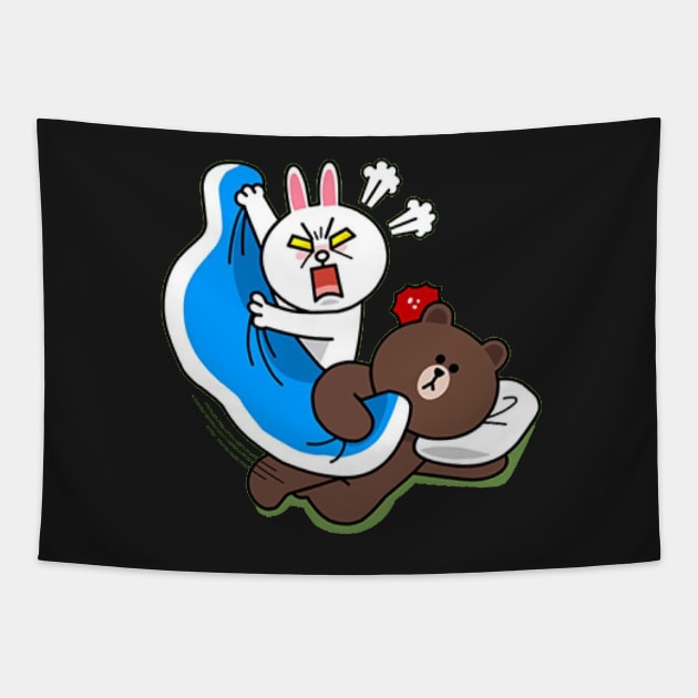 brown and cony Tapestry by ezzobair