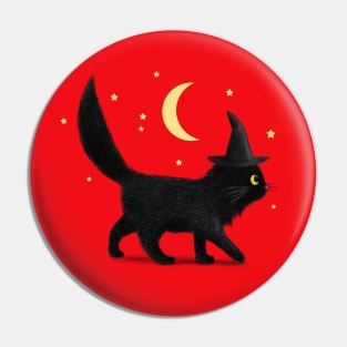 Hallows Eve Cat Pin