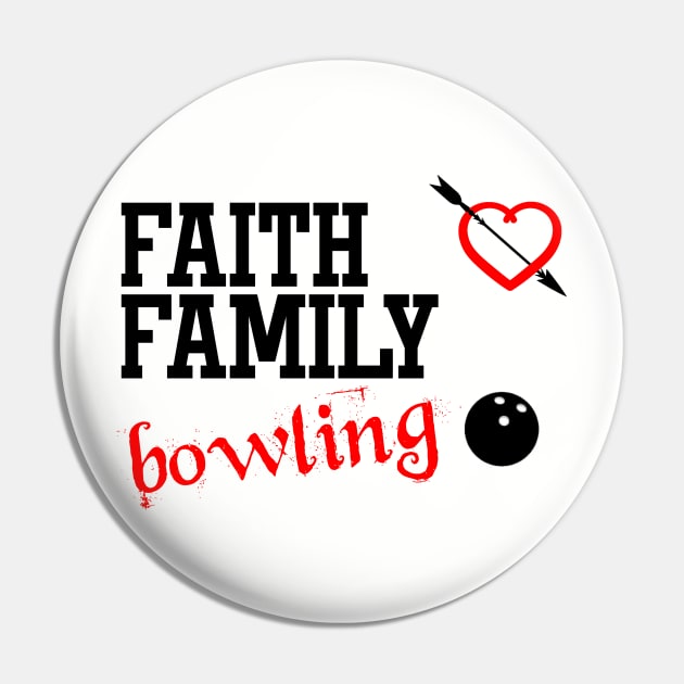 Faith Family Bowling Pin by gdimido