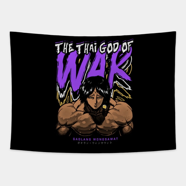 Gaolang Wongsawat - KENGAN - ASHURA - OMEGA - Manga Anime Design V2 Tapestry by JPNDEMON