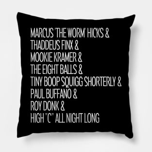 Colgate Comedy Hour Names List Pillow