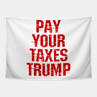 Pay your taxes Trump. Income tax evasion is a crime. Stop stealing money. Byedon 2020. Bye Donald. Trump, Pence out now. You're fired. Tapestry