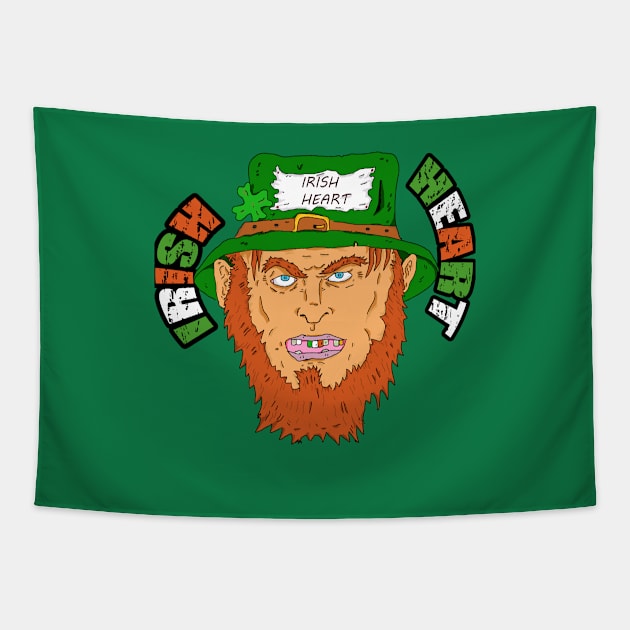 irish heart st patricks day Tapestry by Ragna.cold