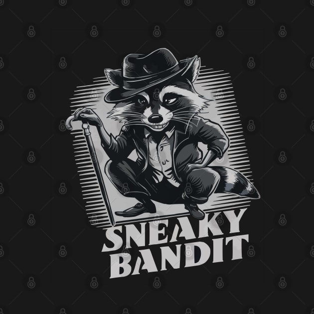 Sneaky Bandit: Raccoon Design by Toonstruction