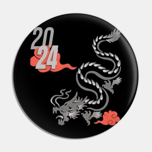 Chinese New Year of Wood Dragon 2024 Pin