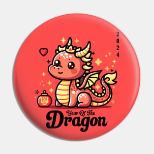 Year Of The Dragon 2024 Pin