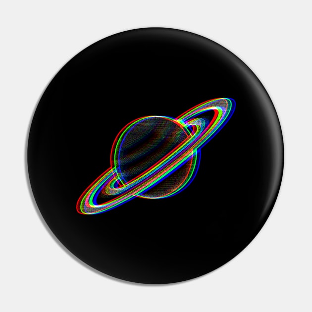 Saturn Pin by tommartinart