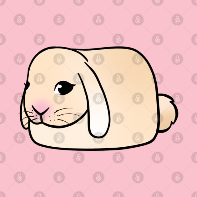 Cute bunny rabbit loaf by X-TrashPanda