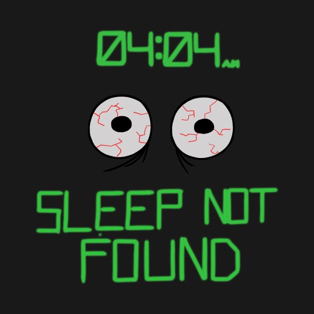 Sleep not found by huggbees93