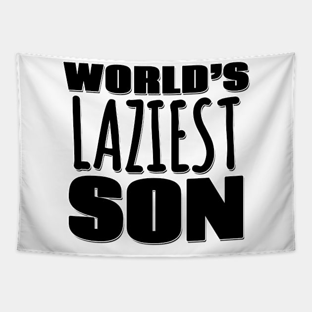 World's Laziest Son Tapestry by Mookle