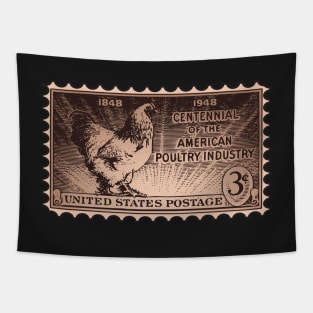 Centennial of the American Poultry Industry Stamp Tapestry