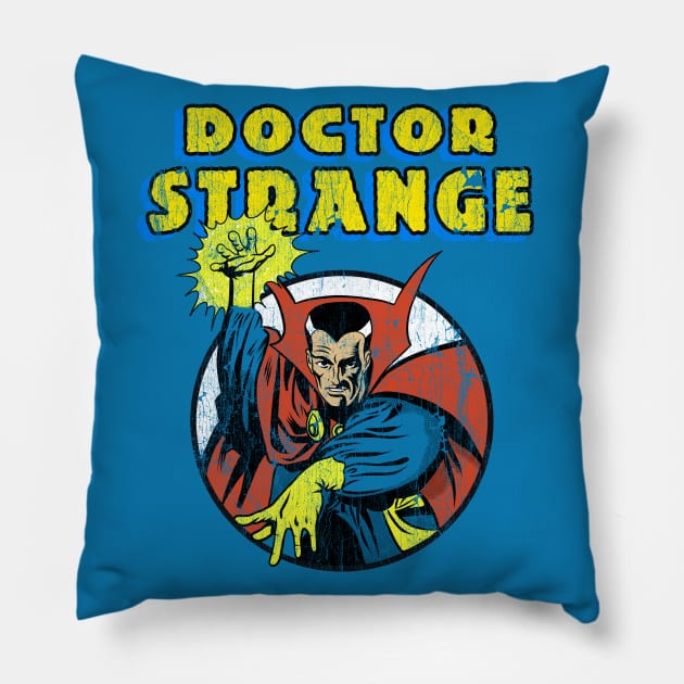 Vintage Doctor Strange Pillow by OniSide