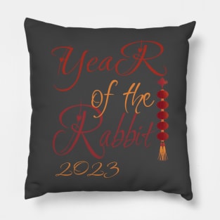 2023 Year of the Rabbit. Pillow