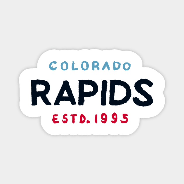 Colorado Rapiiiids 02 Magnet by Very Simple Graph