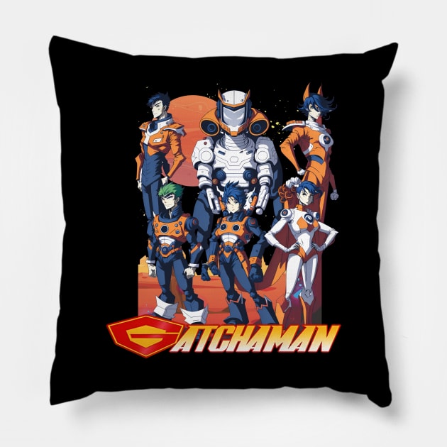 Battle Of The Planets Pillow by Untildaystory
