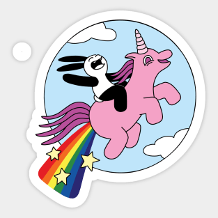 🥇 Vinyl and stickers unicorn be happy 🥇