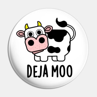 Deja Moo Cute Cow Pun Pin