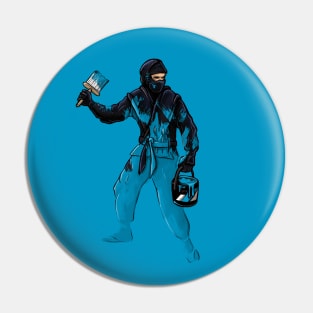 Ninja Camouflage Pin