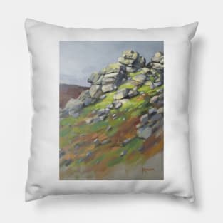 Light on Bonehill Rocks Pillow