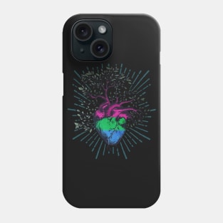 Polysexual Heart Tree of Life Phone Case