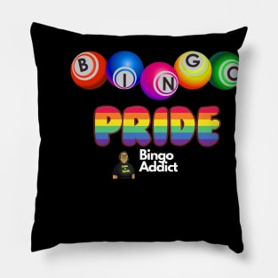 Bingo Addict Pride Tee Pillow