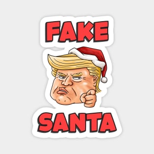 Christmas Trump Fake Santa Magnet