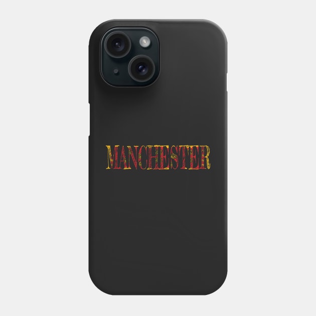 GREATER MANCHESTER FLAG CITY NAME Phone Case by MarniD9